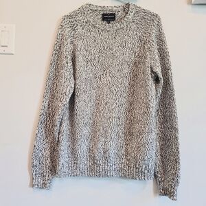 Daniel Hechter Black and White Knitted Sweater Everyday Cozy Baggy